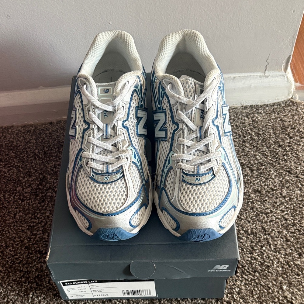 New Balance Kids' Sneakers in Blue and White